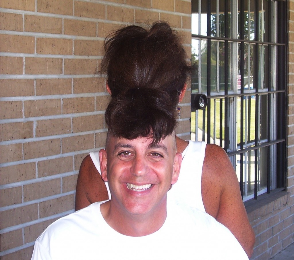 Rusty with hair cropped