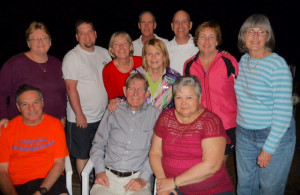 2014 HOTT Team members (seated l-r) Barry Valure, Michael Doyle and Joycelyn LeBlanc (standing l-r) Debbie Klotzbach, Chris Floyd, Wendy Parrish, Gary Mollere, Sandra Harshbarger, Rusty Jabour, Karen Hoyer and Lisa Sanner (tournament director). Not pictured are Fred Aldrich, Mike Fournet and Christine LeBlanc. 